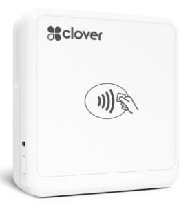 Clover Go的NFC阅读器。