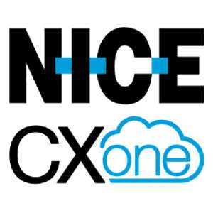 NICE CXone标志，该标志在一个新选项卡中链接到NICE CXone主页。
