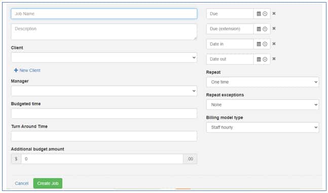 Sample image of Jetpack Workflow's creating a new job in Jetpack Workflow.