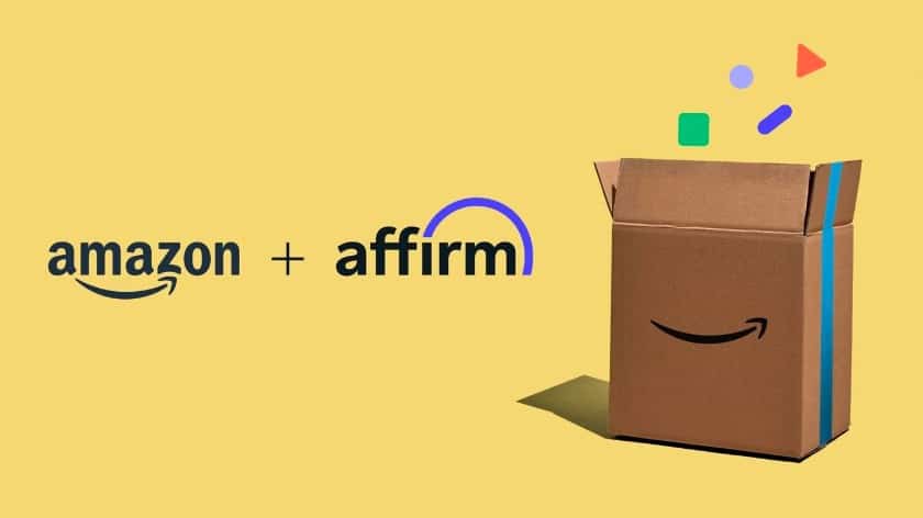 展示亚马逊和Affirm在2021年的合作关系。