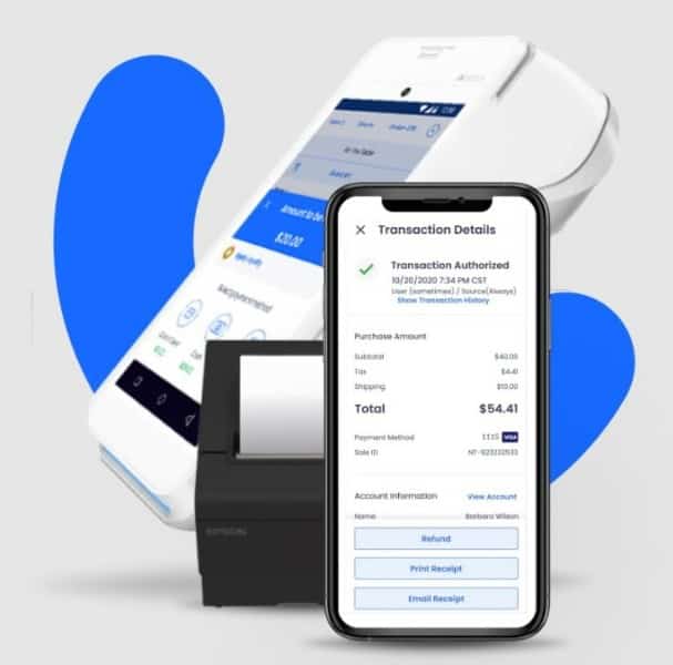 显示斯波顿的助手设备和交易细节。