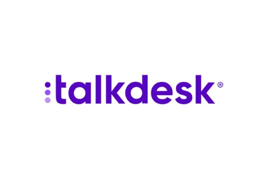 Talkdesk徽标作为功能图像。