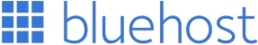 在一个新标签链接到Bluehost主页的Bluehost标志。