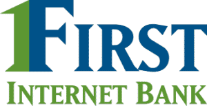 第一家网上银行的标志，连接到第一家网上银行的主页。