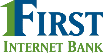 第一互联网银行的标志，链接到第一互联网银行的主页。