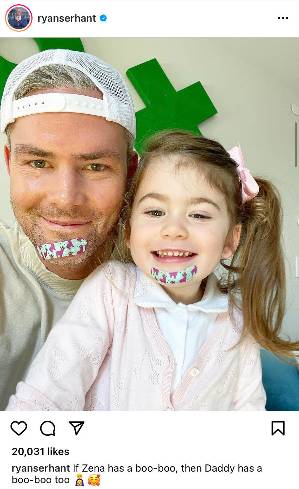 Ryan Serhant和她可爱的女儿的Instagram照片