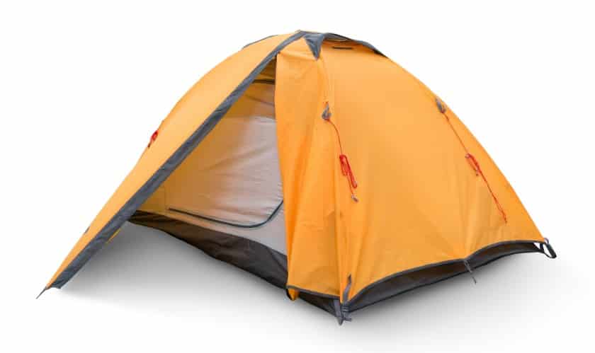 展示一个露营帐篷。