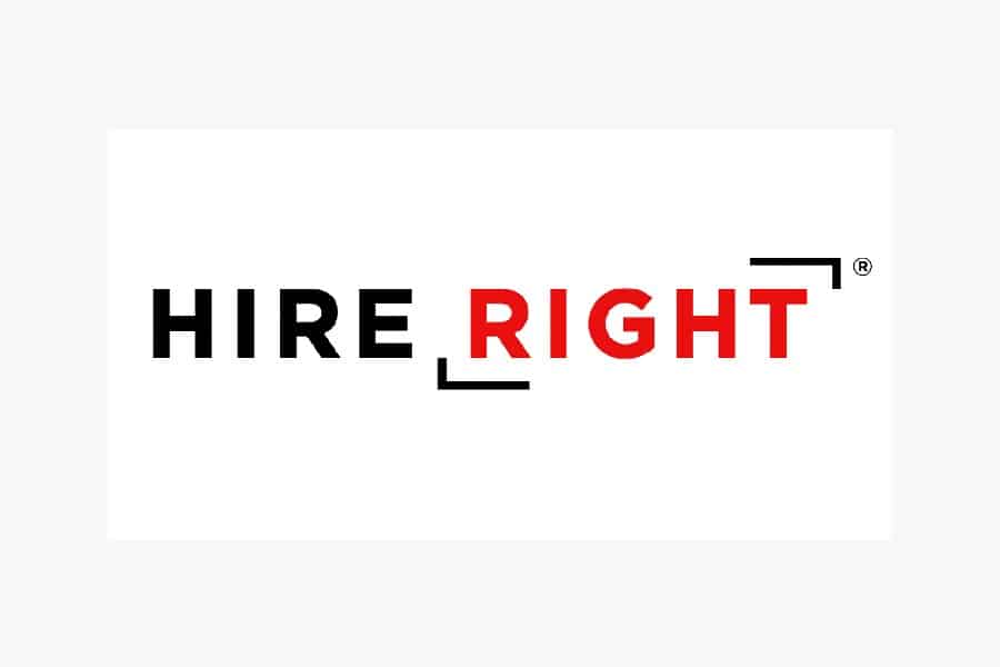 HireRight标志作为特征图像。
