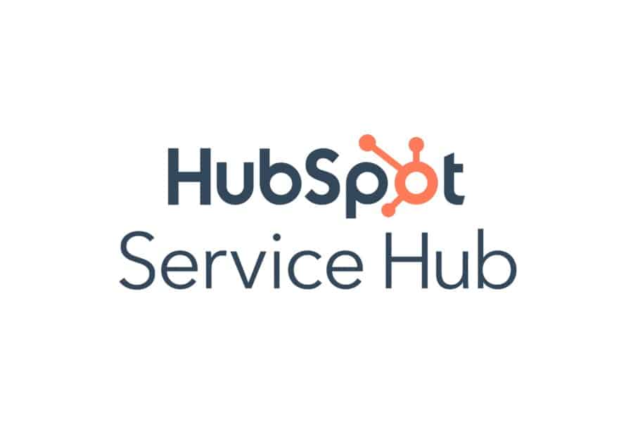 HubSpot Service Hub徽标作为功能图像。