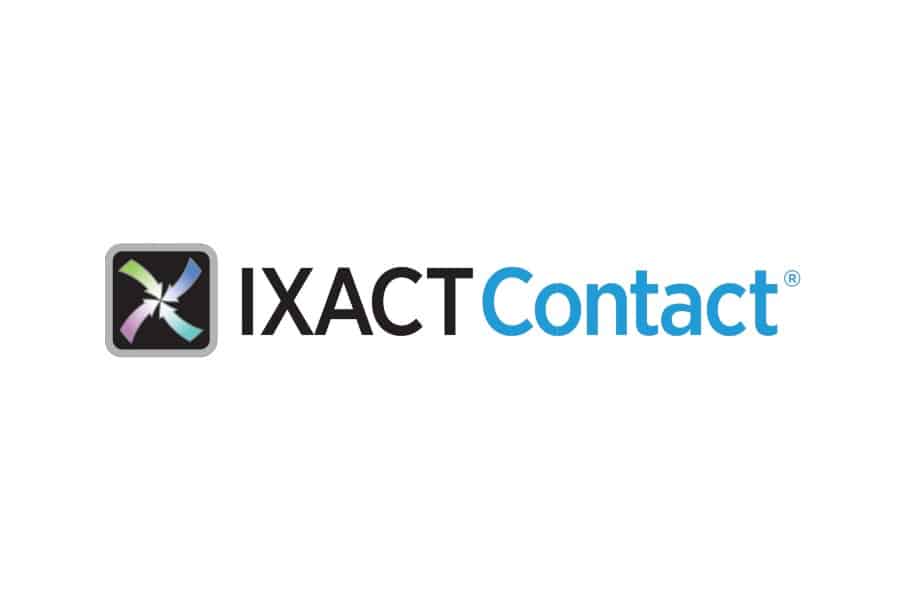 IXACT接触徽标作为特征图像。