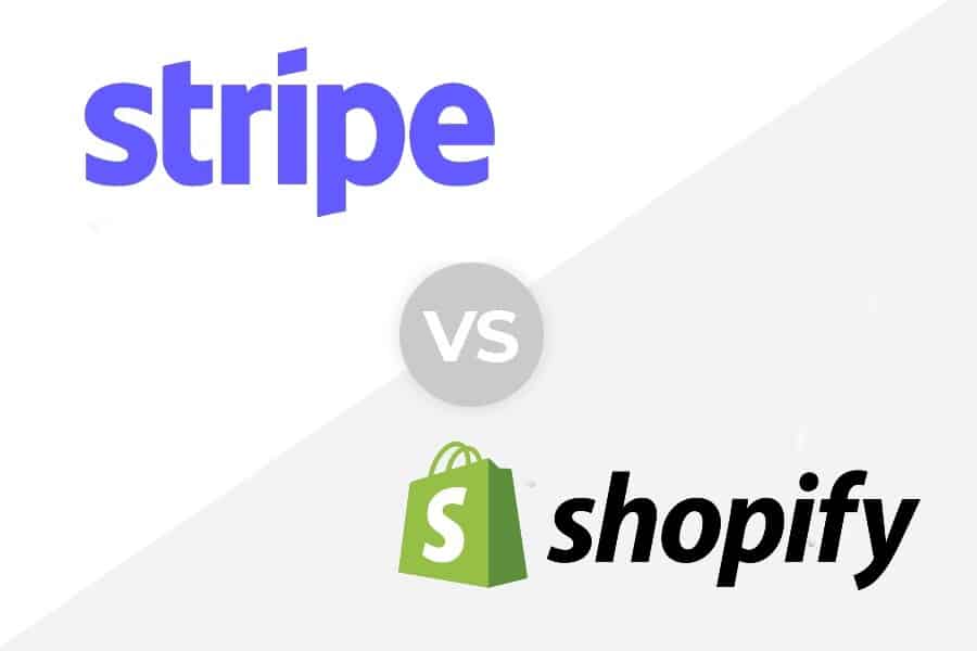 Stripe vs Shopify商标。