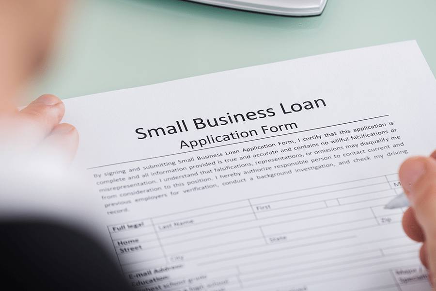 small business loan application form