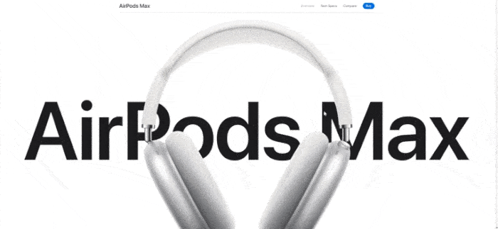 苹果Airpods Max登陆页面