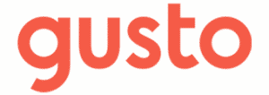 Gusto logo.