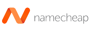链接到Namecheap主页的Namecheap标志。