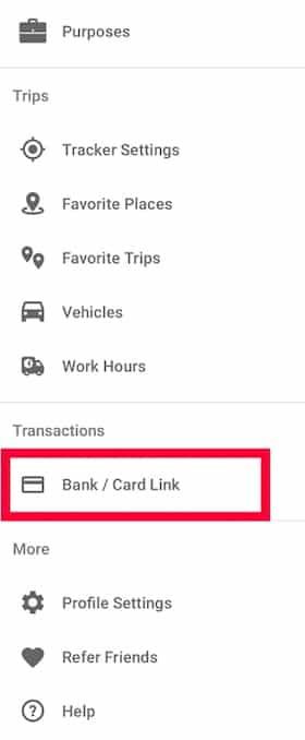 连接银行或信用卡追踪Everlance的支出。