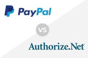 PayPal vs Authorize.net logo