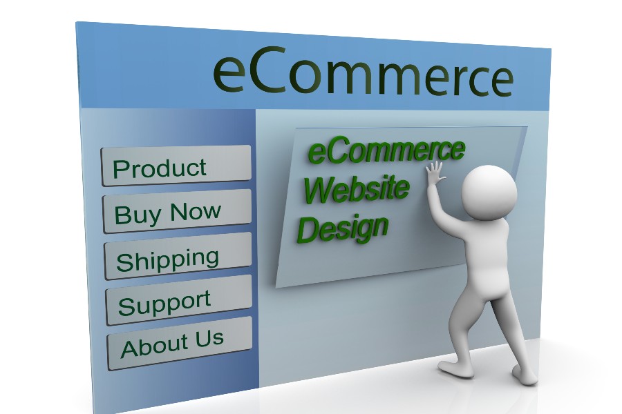 电子商务网站设计概念。