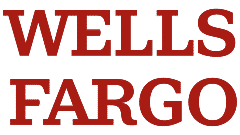 富国银行(Wells Fargo)的标志。