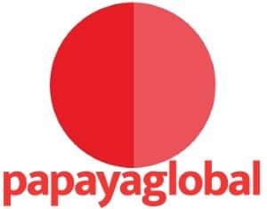在新选项卡中链接到PapayaGlobal主页的PapayaGlobal标志。