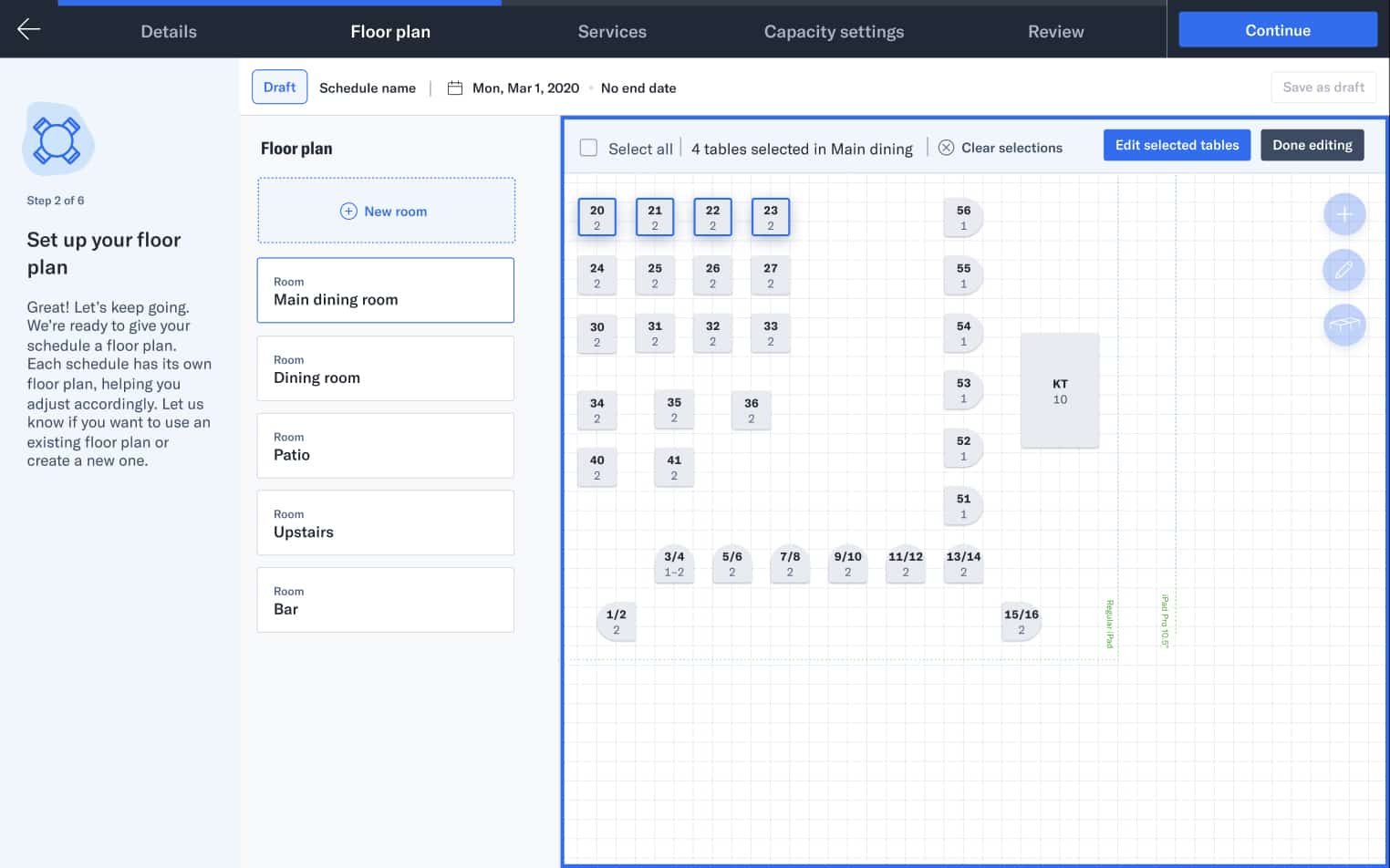 地板上的建筑计划。