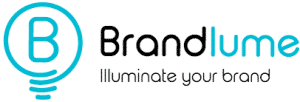 在新选项卡中链接到BrandLume主页的BrandLume标志。