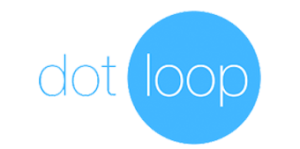 Dotloop的标志，链接到Dotloop的主页。