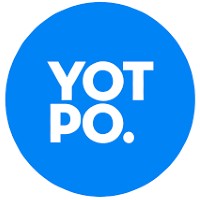 Yotpo的logo，链接到Yotpo的主页在一个新标签。
