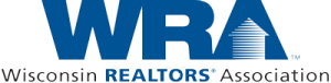 威斯康星州房地产经纪人协会的标志，链接到威斯康星州房地产经纪人协会。