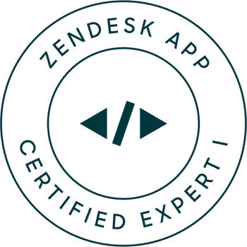 Zendesk支持管理员专家标识。