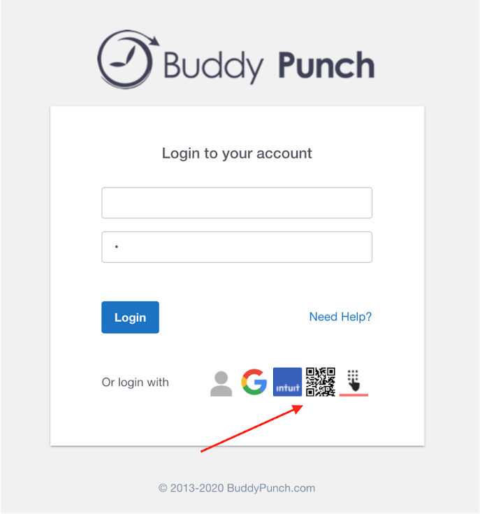 Buddy Punch有多个打卡选项。