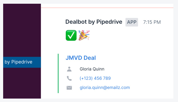 Slack的Pipedrive Dealbot