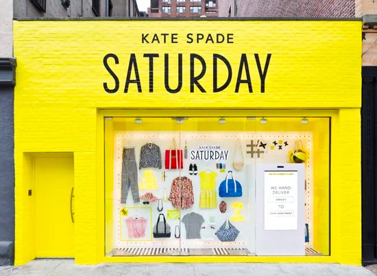 周六展示零售品牌Ka乐鱼app官网下载入口te Spade。