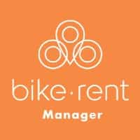 在新选项卡中链接到自行车租赁管理器主页的自行车租赁管理器标识。