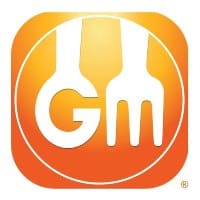 在新标签中链接到GourmetMiles主页的标志。