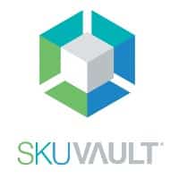 在新选项卡中链接到Sku Vault主页的Sku Vault标志。