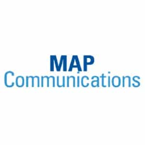 在新选项卡中链接到MAP通信主页的MAP通信标志。