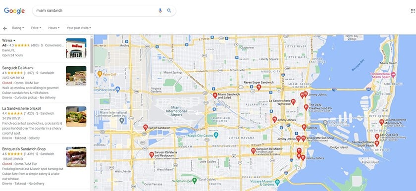 谷歌地图显示本地引用