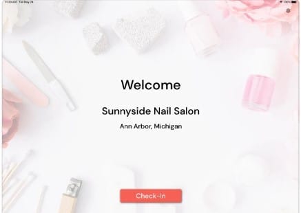 Daysmart Salon的用户可以用他们品牌的颜色和图像定制他们的售货亭。