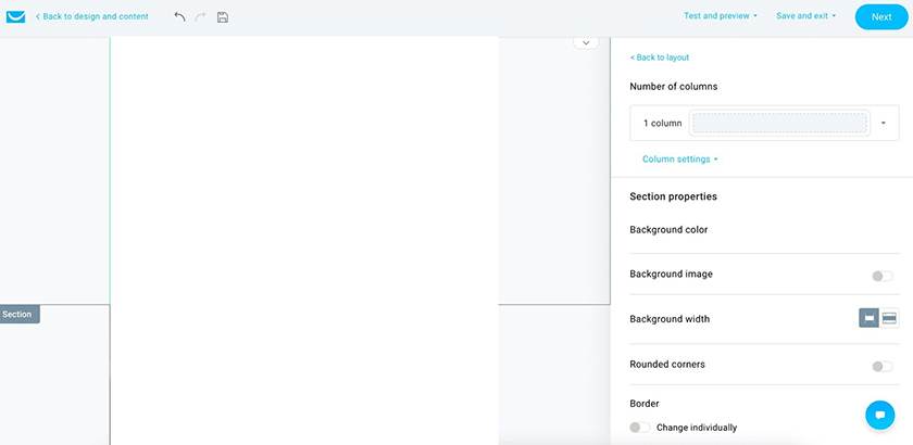 Get Response final template for editing