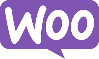 Woocommerce logo.