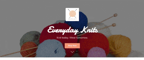 Short video of a demo store built using Ecwid’s Instant Site.